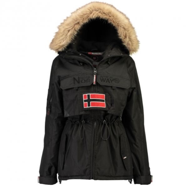 Geografische Noorwegen - Parka De Mujer Bellaciao Negro Zwart Geografische Noorwegen - Parka De Mujer Bellaciao Negro Zwart