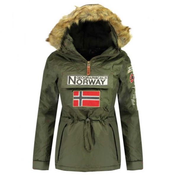 Geografisch Noorwegen - Parka De Mujer Boomera Caqui Kaki Geografisch Noorwegen - Parka De Mujer Boomera Caqui Kaki